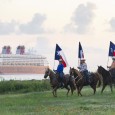 Disney Cruise Line shared photos of the Disney Magic, festooned with a 10-gallon cowboy hat on its funnel, arriving at the Port of Galveston for the first time.  Continue reading […]