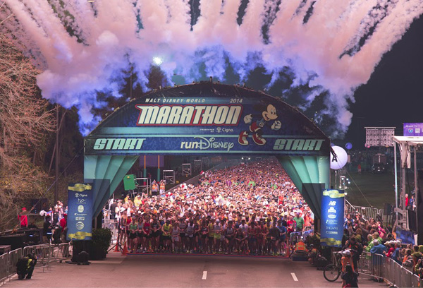 Start of 2014 Walt Disney World Marathon