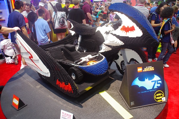 Lego BatCycle at San Diego Comic-Con