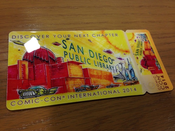 San Diego Comic-Con Library Card