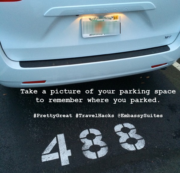 Phone Travel Hacks - parking spot