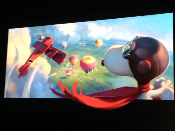 Flying Ace Snoopy Scene