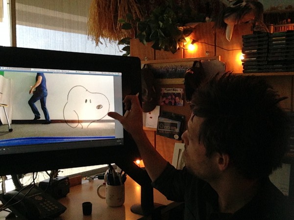 Jeff Gabor Drawing Snoopy